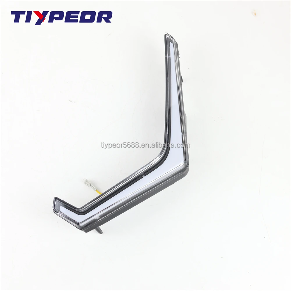 product tiypeor e mark approval front led drl lights headlights with turn signal lights assembly for polaris rzr xp 1000 2019 2020-8