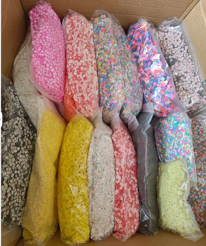 Cheap 500g Slime Making Suppliers Mixed Polymer Clay Fake Sprinkles