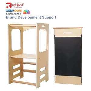 KIDS Montessori Furniture Tower Learning Stool for Bathroom& Kitchen Toddler Kitchen Stool Kitchen Helper Kids Learning Tower