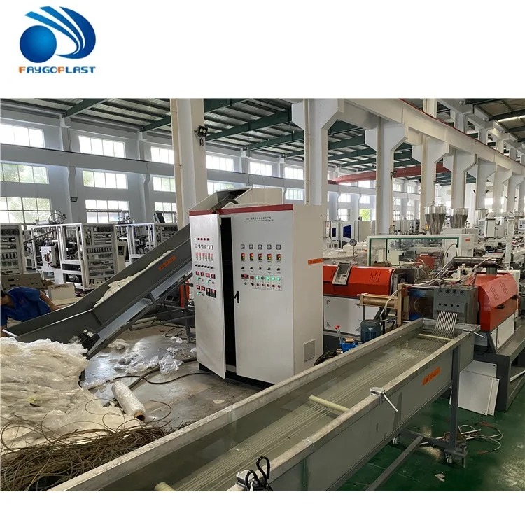 FAYGO UNION машина для гранулирования пластиковой пленки линия по переработке