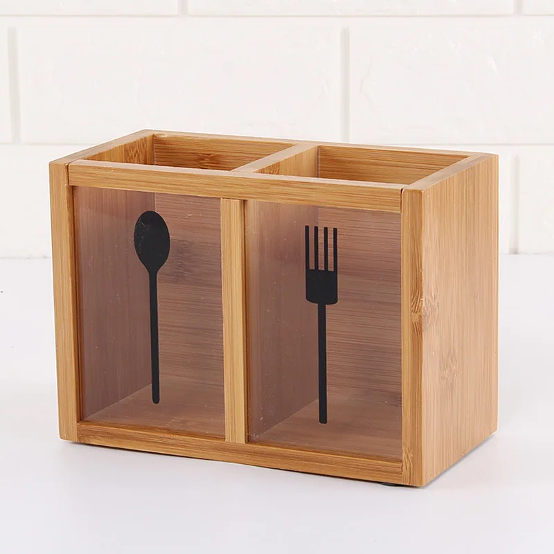 Double Side Chopsticks for and Spoon Holder Fashion Chopsticks Tube for Kitchen
