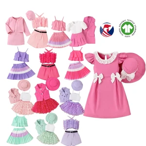 New Summer Kid Skirt Baby Clothes Casual 3 Piece Girls Clothing Set