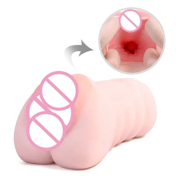 Low cost 450g silicon women pussy masturbator whole sell inexpensive vaginal massage doll for male sex