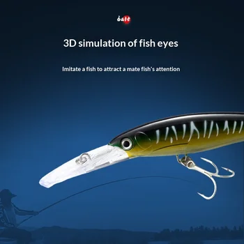 Sea Fishing Floating Minnow Artificial Hard Bait Tuna Lure Jerkbait Long-Cast Bionic Bait – Minnow – view 4