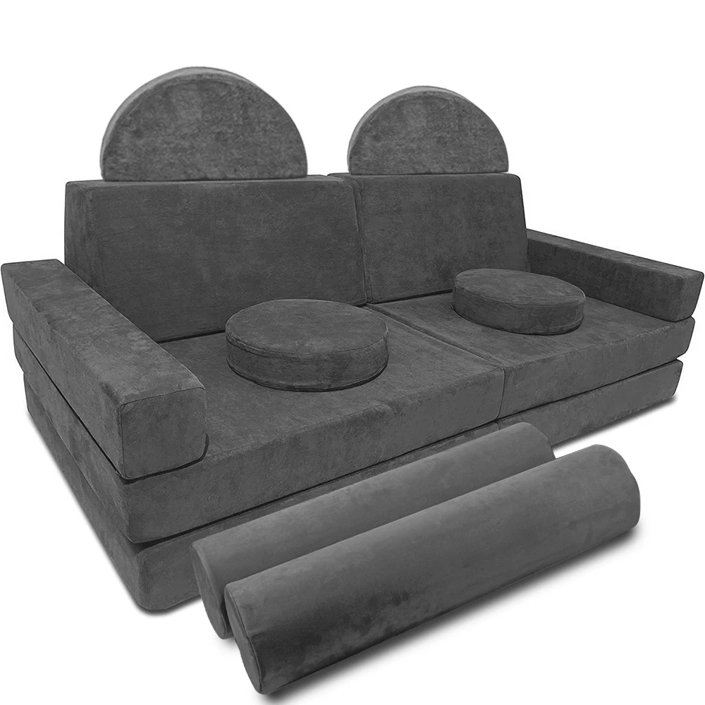 12pcs Certipurus/ce Infinitely Configurable Kids Play Couch Modular