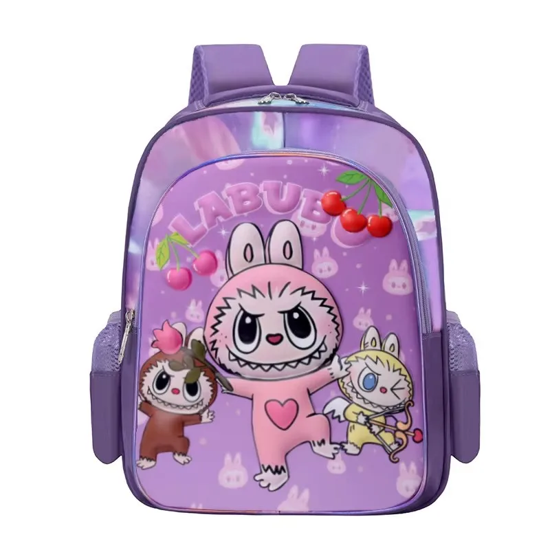 LABUBU  可愛いリュック ラブブ らぶぶ Labubu 紫 キッズリュック バックパック - メルカリ