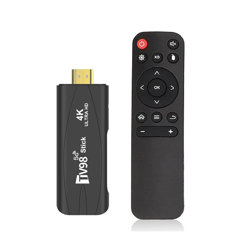 TV98 Mini TV Stick - Android 12.1 Smart TV Box with Dual Wifi