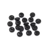 Perles rondes plates 4x11, noires