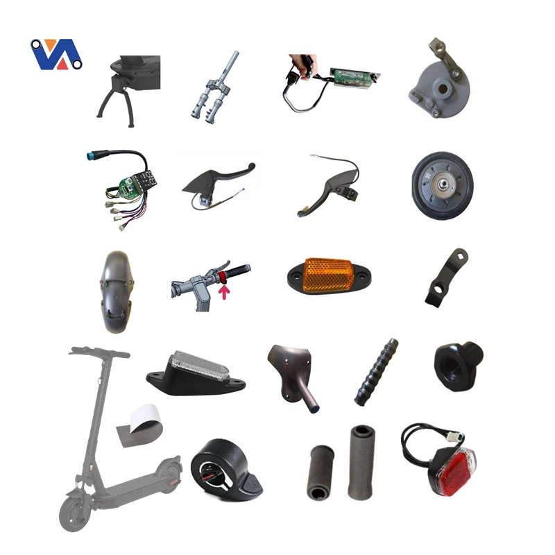 product new image ninebot max plus pro sharing electric scooter light throttle controller brake lever display kickstand grip spare parts-4