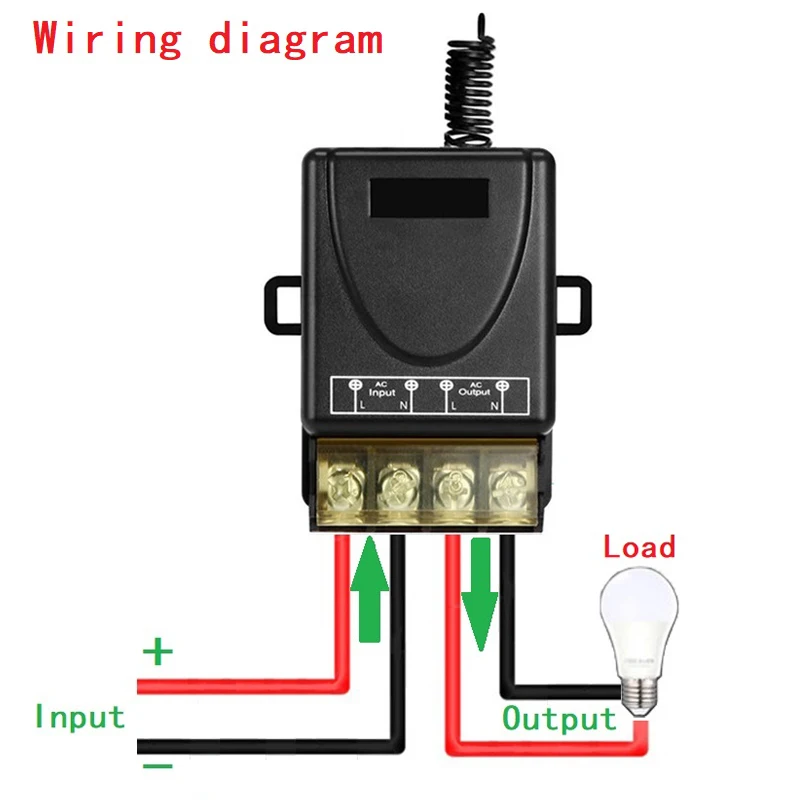 WOODGUILIN Wireless Remote Control Switch DC 12V Mini Remote