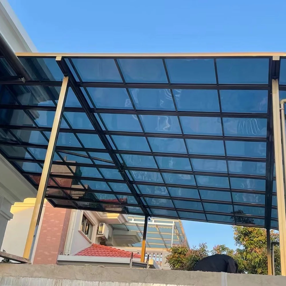 Waterproof Outdoor Polycarbonate Sheet Polycarbonate Plate Balcony Patio Transparent Roof