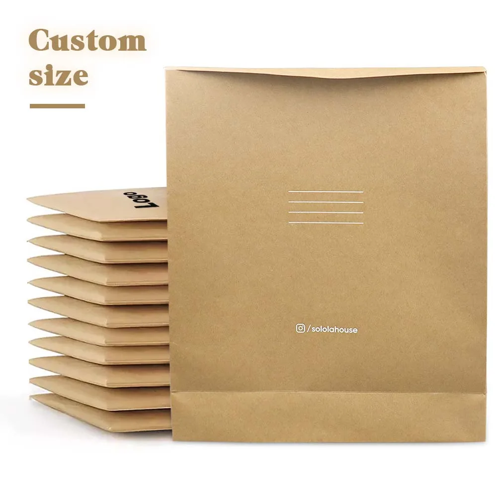 Eco Custom Printing Shipping Mailers Rigid Cardboard Paper Envelope