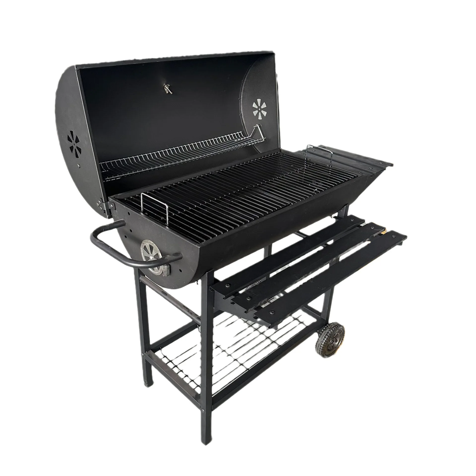 Household charcoal barbecue grill portable outdoor BBQ rack large barbecue grill patio plate