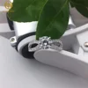 Oro Blanco/Diamante Color D Blanco