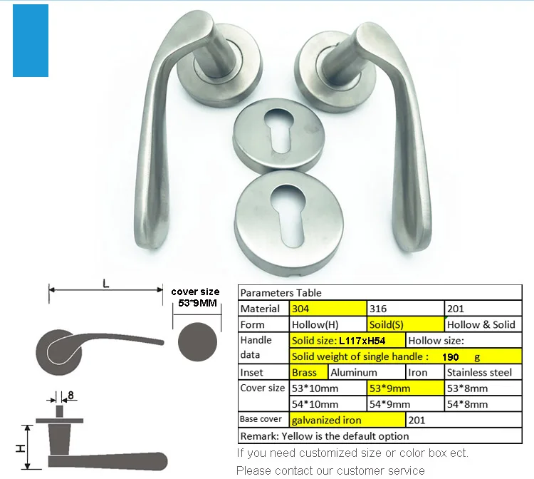 Classic Chile Hotel Insulation Door Bedroom Casting Zinc Alloy Door