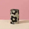 Patrón floral negro [recuento de hilos de 2,0 mm, 20 cordones]