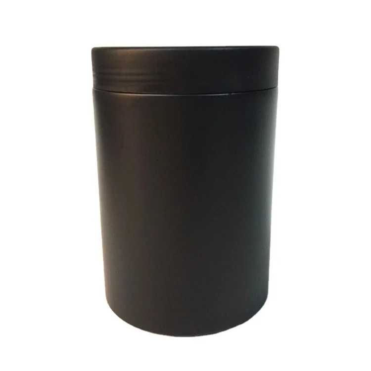 100% Pcr Recycled Plastic Jar 16oz 32oz Matt Black Cream Pcr Jar - Buy ...