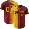 Maroon and Yellow