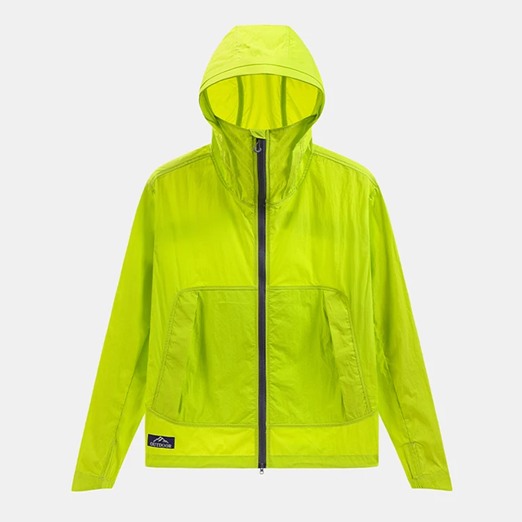 UPF50+ Sun Protection Jacket, 100% Nylon Quick-Drying Backless Breathable Hooded Sun Protection Jacket with Laser-Perforated Face Mask