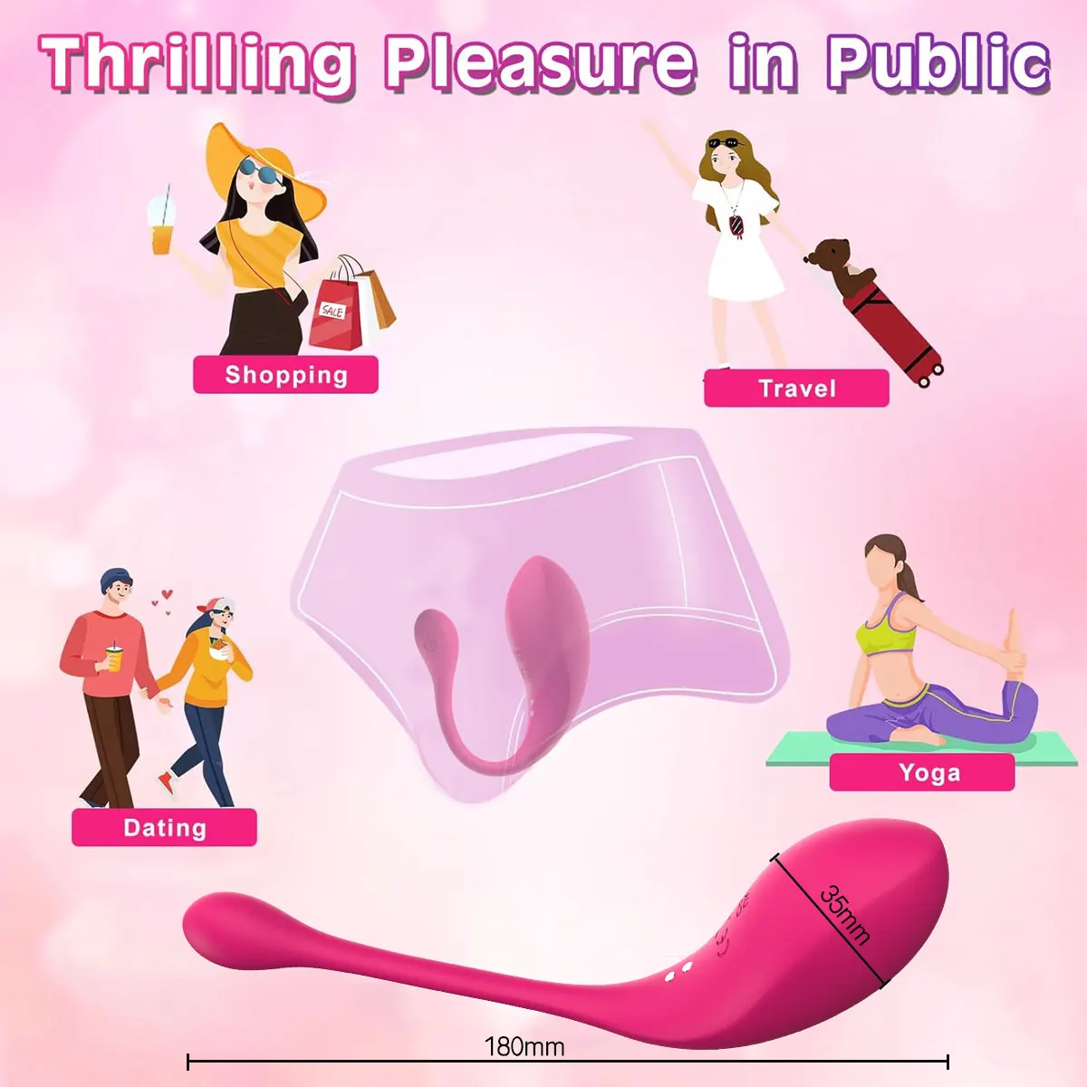 Silicone Vibrating Egg With Remote Control - USB Rechargeable G Spot  Clitoris Massager for Women's Sexual Wellness Products