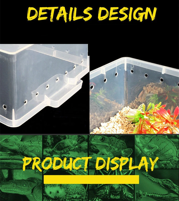 Image showcasing A4 A5 A6 Reptile Breeding Tubs - Durable & Transparent