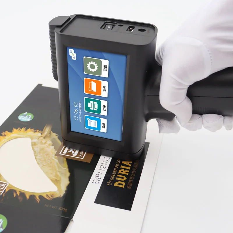 Logo Printer and Expiration Date Printer in Plastic Small Glass