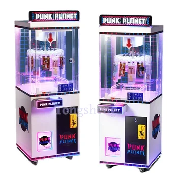 coin operated Game Machine small mini size indoor happy arcade clip gift prize game machine