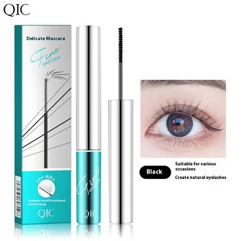 3g QIC Thin Brush Mascara Slender Naturally Curled Elongated Non-Caking And Waterproof