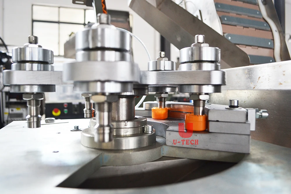 Easy to Operate Complete Automatic High Speed Plastic Bottle Cap Folding Slitting Machine Price