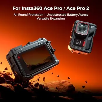 For SmallRig Insta360 Ace Pro 2 Utility Frame Cage Supports Horizontal Vertical Action Camera Mounting Frame Claw Cold Shoe detail image