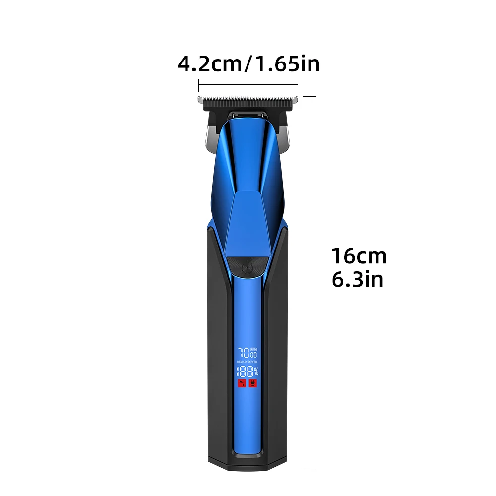 New Professional Rechargeable LED Digital Display Man Clipper for Home Use Plastic Electric Hair Trimmer Clipper details