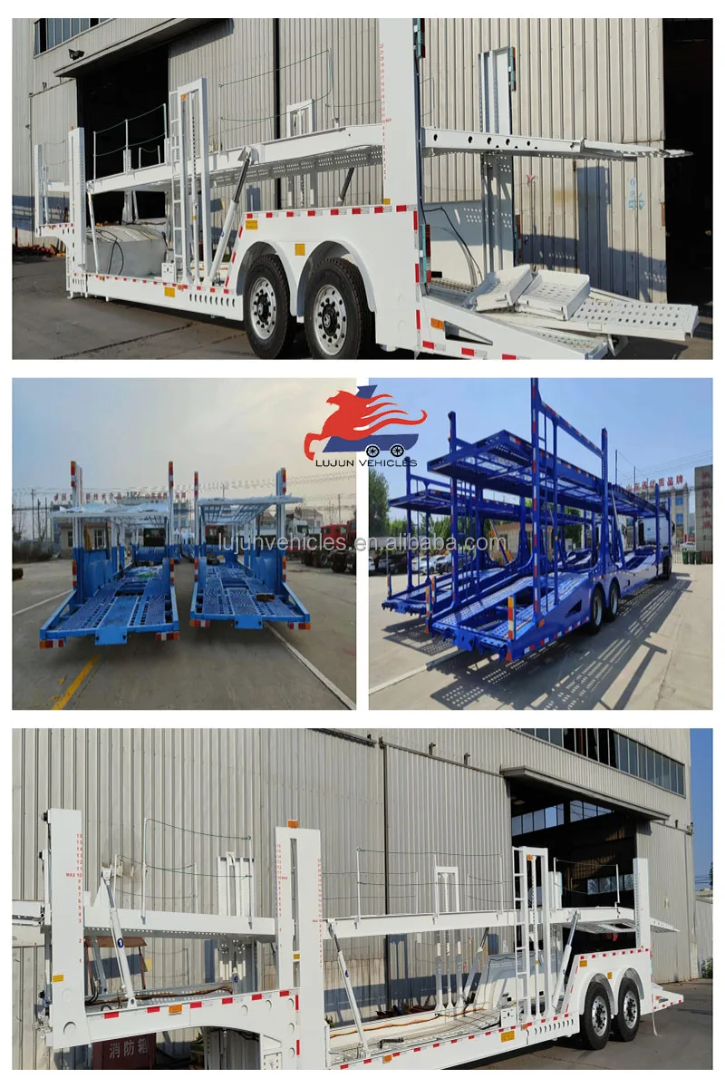 Factory Supply 17m 8seats Auto Suv Truck Trailer Car Carrier For Sale Buy 8 Car Carrier