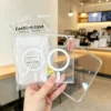 TPU+PC transparente con magnético