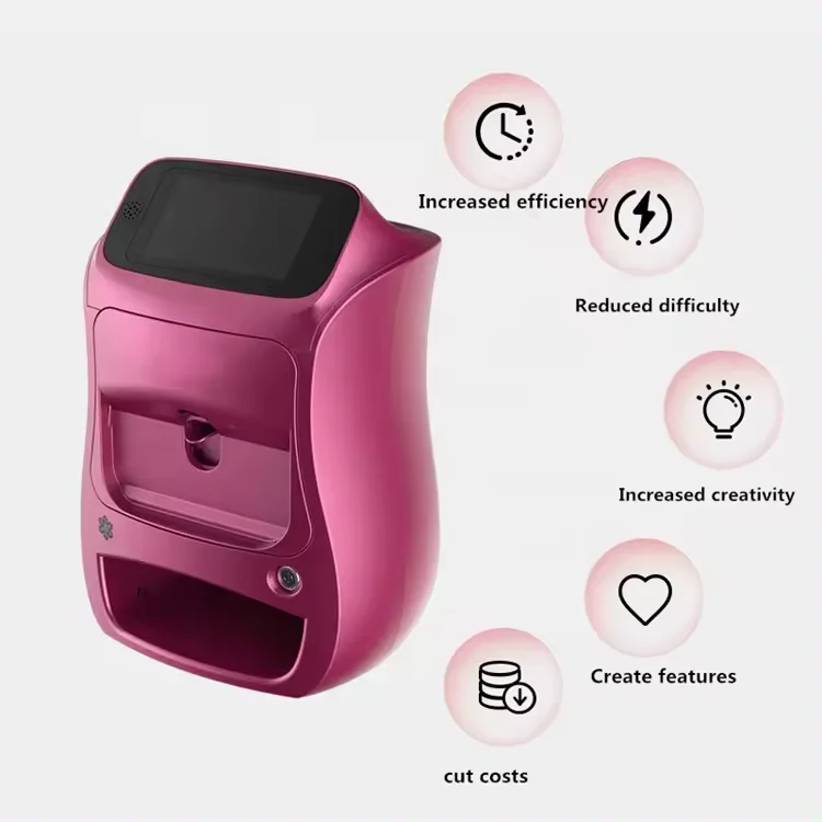 Professional Digital Photo Nail Printer Machine 3D Digital Nail Art Electric Digital Nail Flower Pstickers Price Art Designs