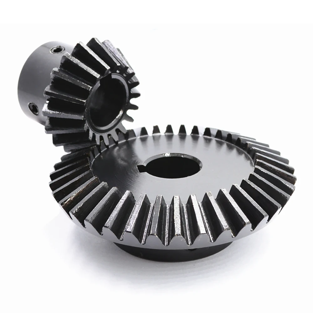 Support Customization 1:2 Bevel Gear 1 Mold/1.5 Mold/2 Mold 45 Steel Straight Bevel Gear 90 Degree Bevel Gear