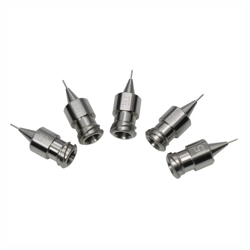 Threaded Dispensing Needle Luer Lock Precision Metal Needles Tips for Industrial Glue Dispenser