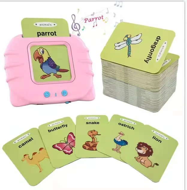 Custom Printing Taking Flash Cards Learning Toys English Speaking FlashCard for Toddlers