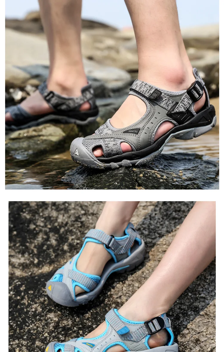 Humtto Summer Seaside Vacation Beach Sandals Outdoor Breathable ...
