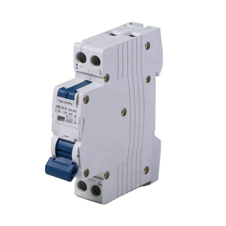 australian hot selling 1p n rcbo 6ka 30ma rcd residual