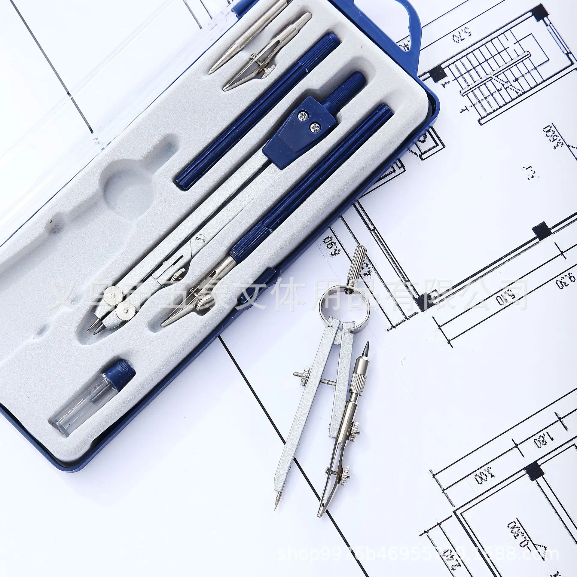 Лидер продаж школьный стационарный металлический рисунок с компасом профессиональные принадлежности для рисования геометрического дизайна