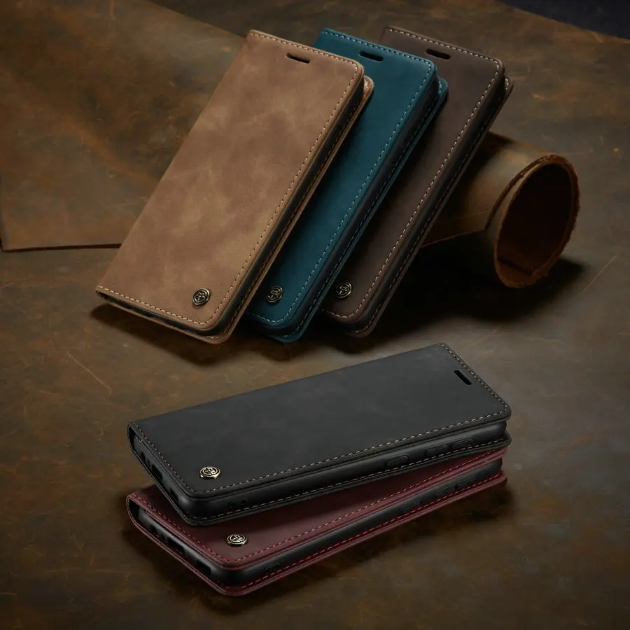 CaseMe for Oneplus 9r 9t 9pro 8t Case Cover Mobile Phone Bags for One Plus 8 Pro Wallet Case Clear TPU Cards Slots Cover