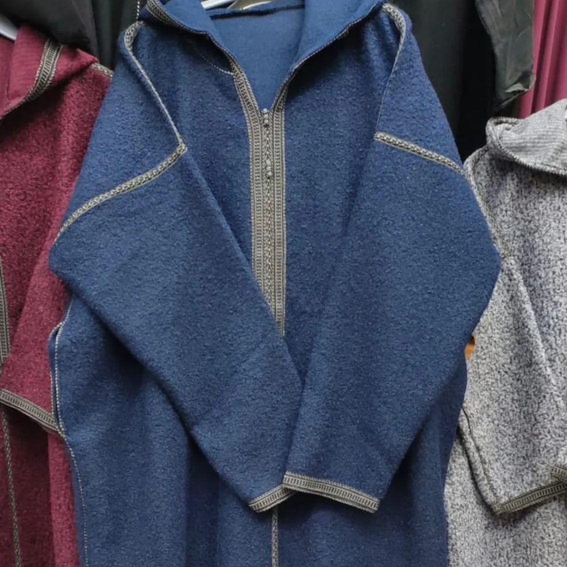 Biyadina's Handmade Traditional Moroccan Djellaba Al-Habbas for Winter