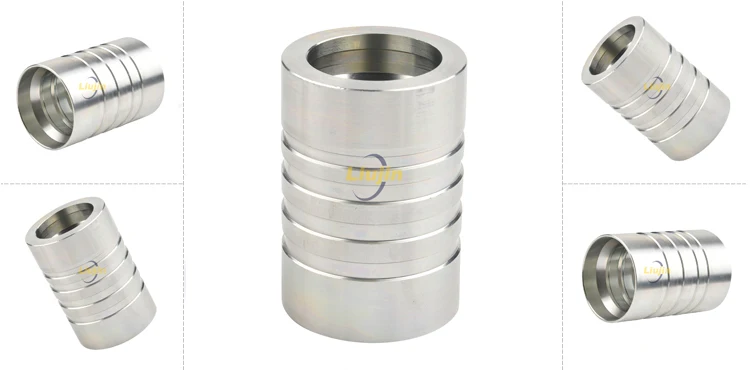 Factory direct supply galvanized steel pipe sleeve hydraulic fitting metal ferrule
