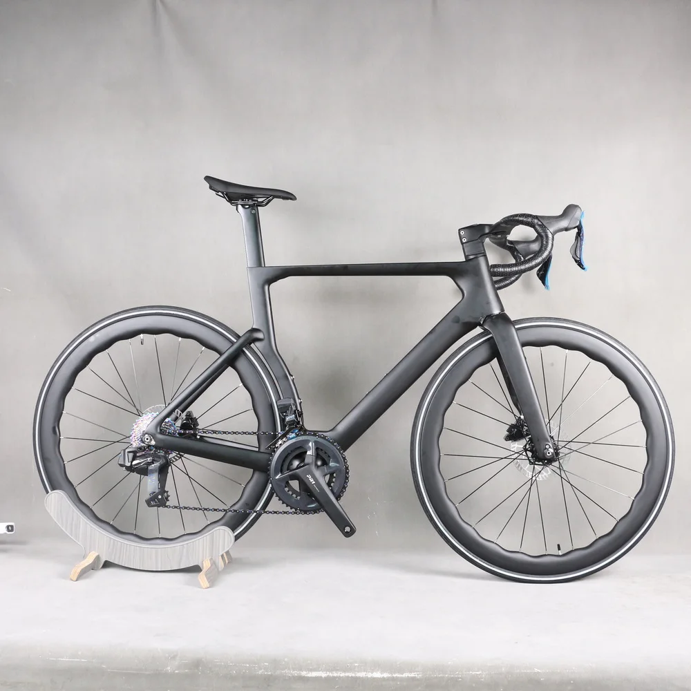 Newest 2X12S Aero Road Bike TT-X80 - 24 Speed Hydraulic Di2