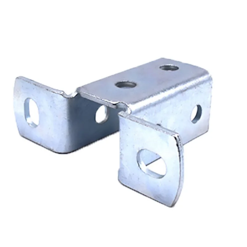 Customized Strut Channel Accessories Fitting C Channel Base Plate Mounting Bracket Seismic Stents