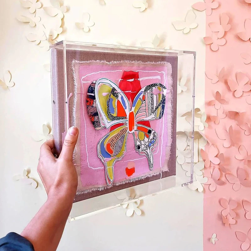 Custom Acrylic Shadow Box Elegant Home Decor Display