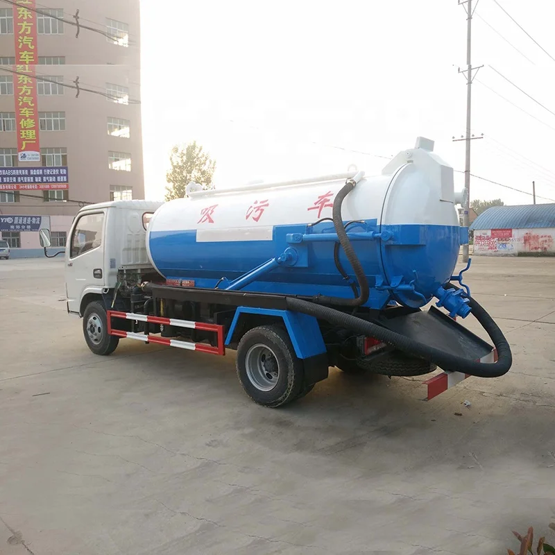 Howo 4x2 Sewage Suction Truck Customized Spetic Fecal Suction Tanker Truck for Sale