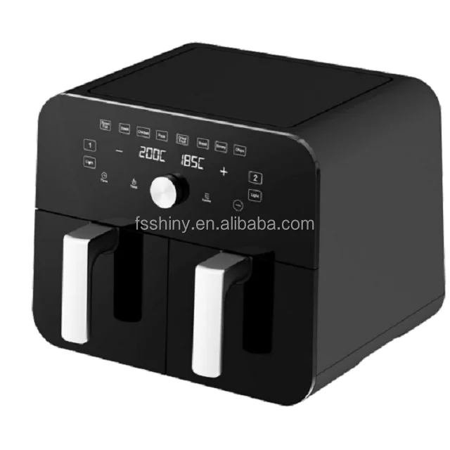 Invisible And Visible Window Dual Zone Hot Sell Air Fryer,9l Double Air ...