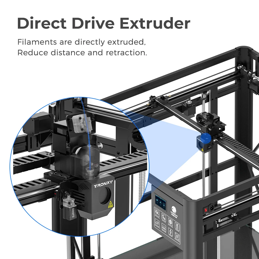 VEHO 1000 Direct factory 3d printer OSG metal GUIDE rails impresora 3d  printing machine 1000*1000mm ball screws FDM 3d printer| Alibaba.com