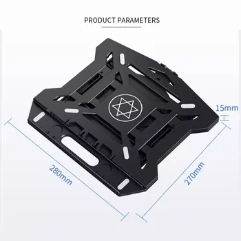 Alternative view of 2 in 1 Portable Folding 12inch to 16inch Laptop Stand With Mobile Phone Stand